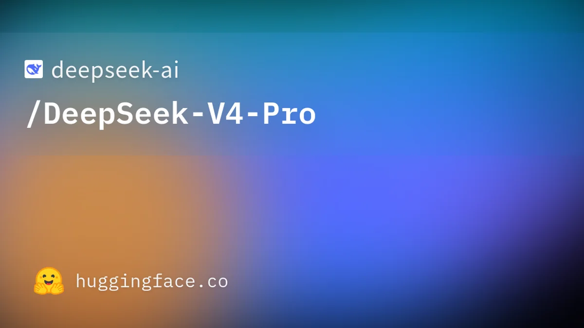 DeepSeek Releases V4 Pro Open Weight Model With MIT License on Hugging Face